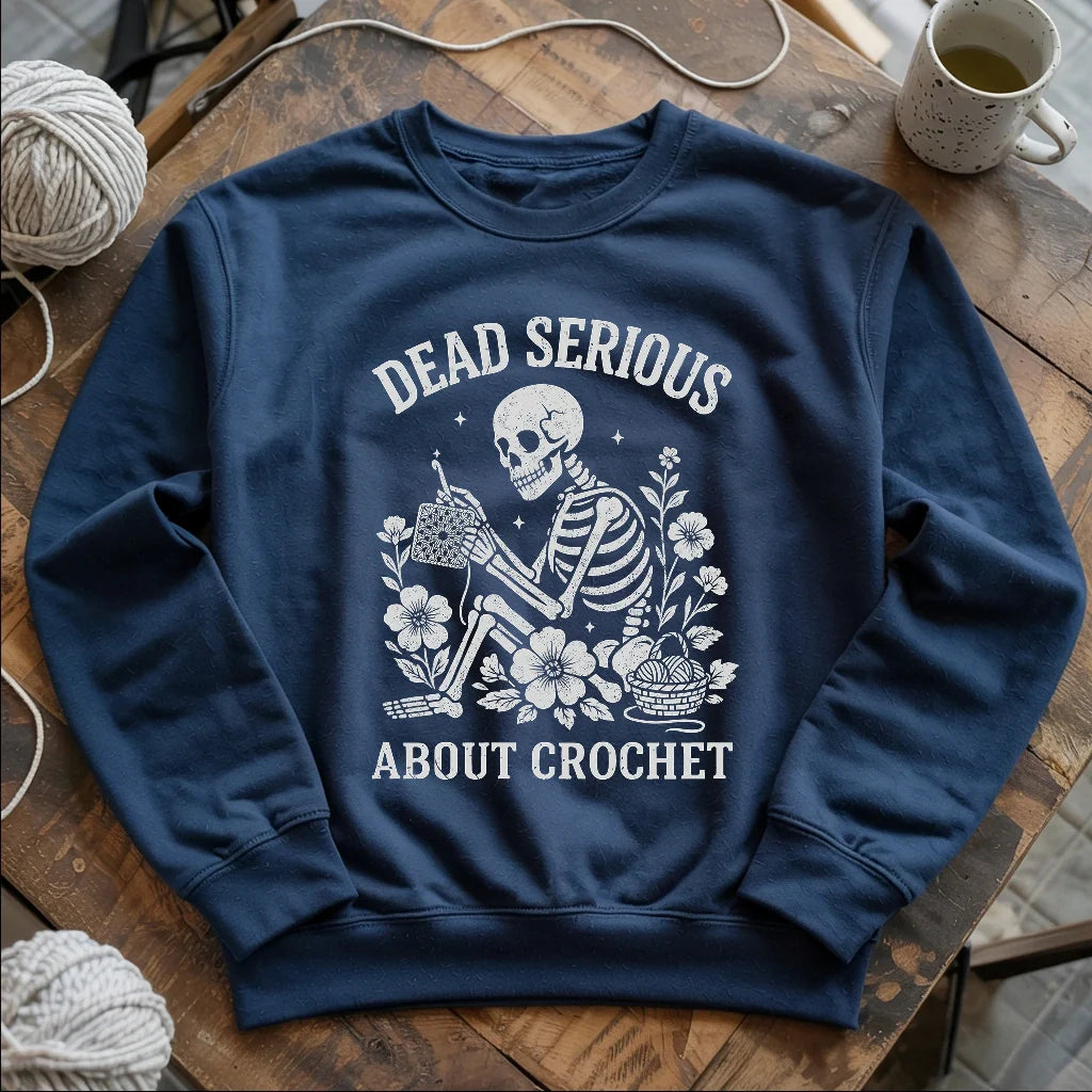 Serious About Crochet Sweatshirt