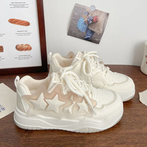Pastel Aesthetic Star Sneakers