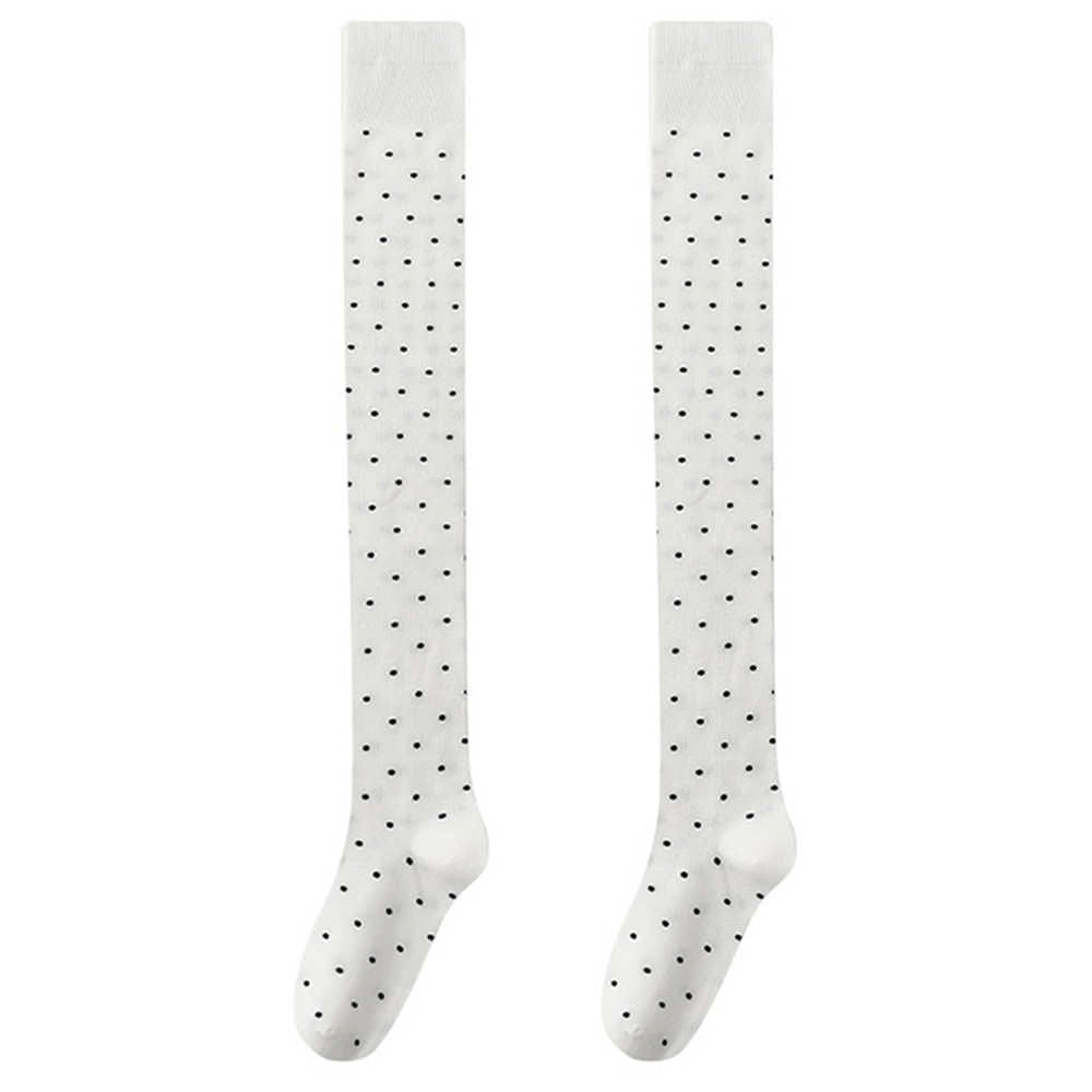 Polka Dot Over-the-Knee Stockings