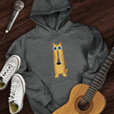 Cat Playing The Clarinet Hoodie
