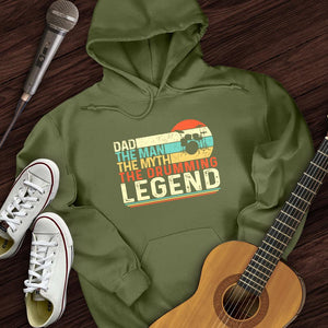 Drummer Legend Dad  Hoodie