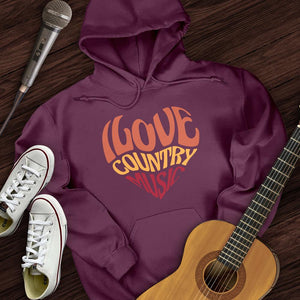 Country Music Love Hoodie