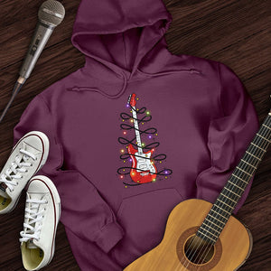 Guitar Christmas Lights Hoodie