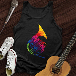 Colorful Horn Tank Top