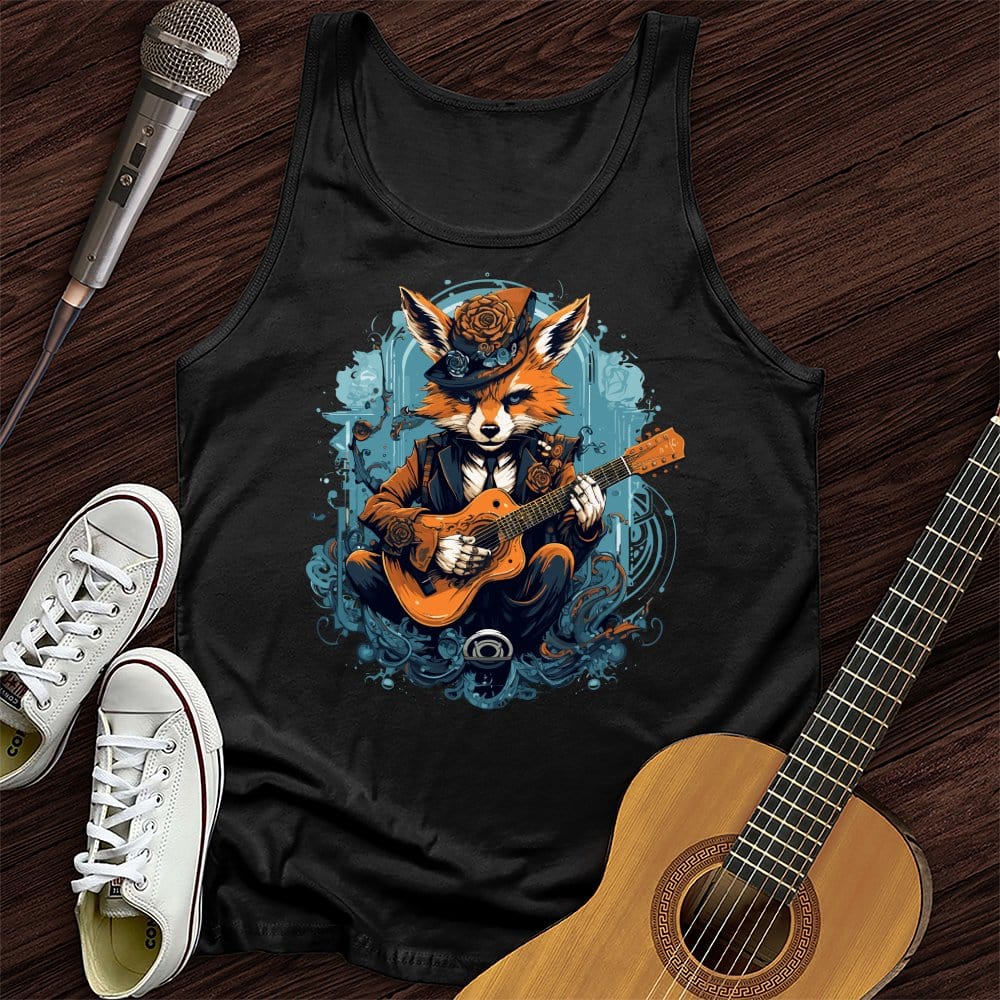 Fox Playing Guitar Tank Top