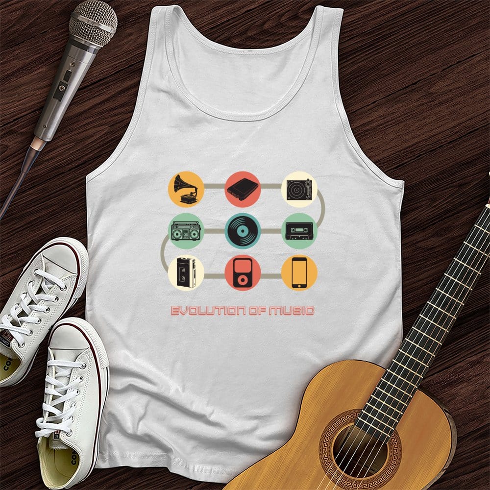 Evolution of Music Tank Top