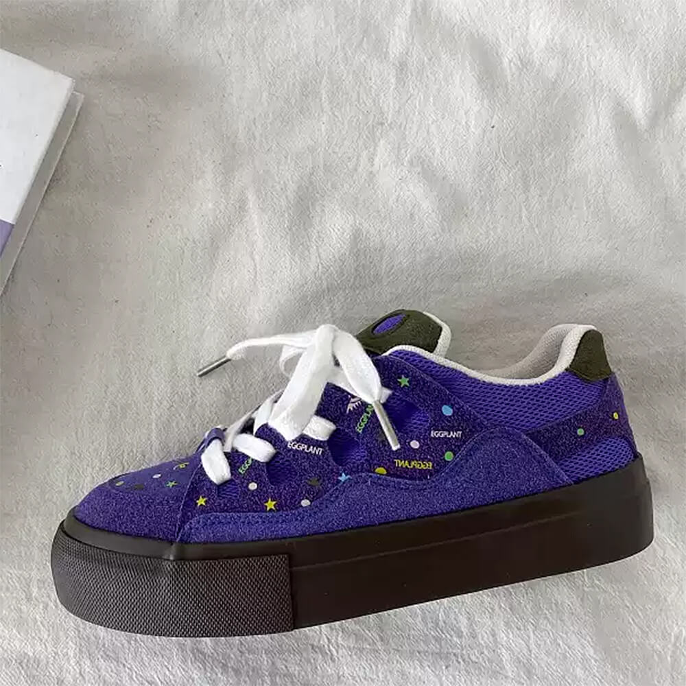 Purple Star Skater Sneakers