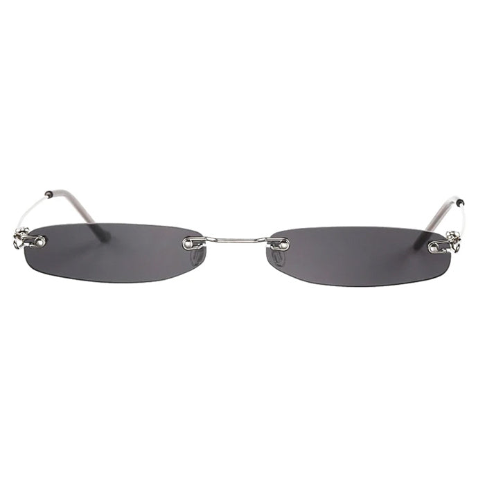 Y2K Rectangle Skinny Sunglasses