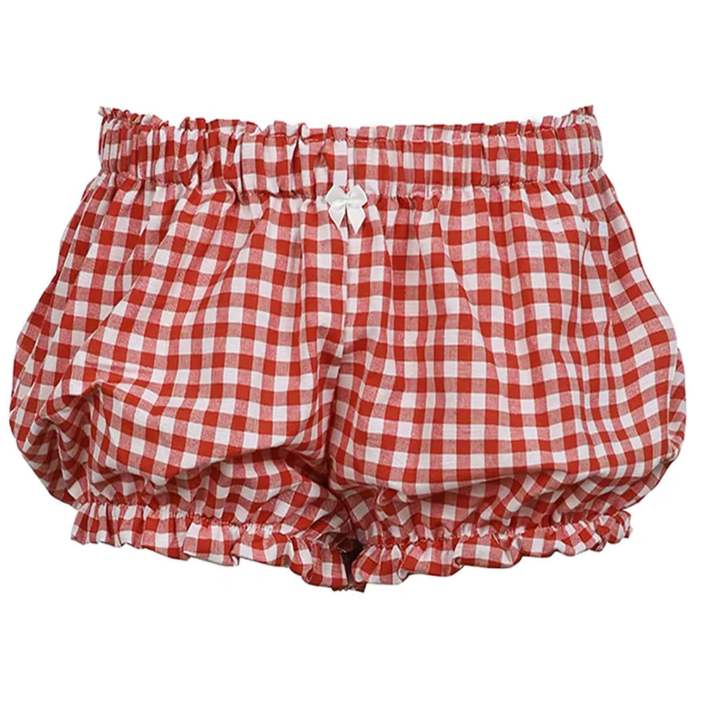 Red Gingham Picnic Shorts