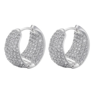 Princess Pleasures Rhinestone Hoops