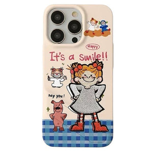 Smile Girl iPhone Case