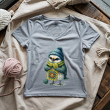 Hooker Bird Lady V-neck
