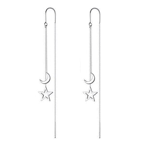 Sun & Moon Dangle Earrings