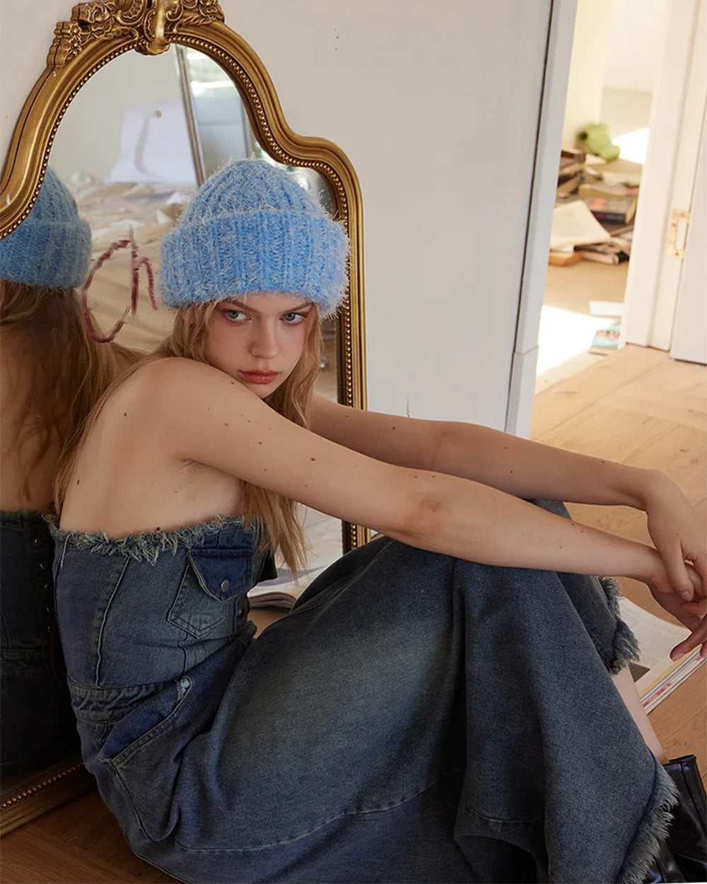 Warm Vibes Fuzzy Knit Beanie