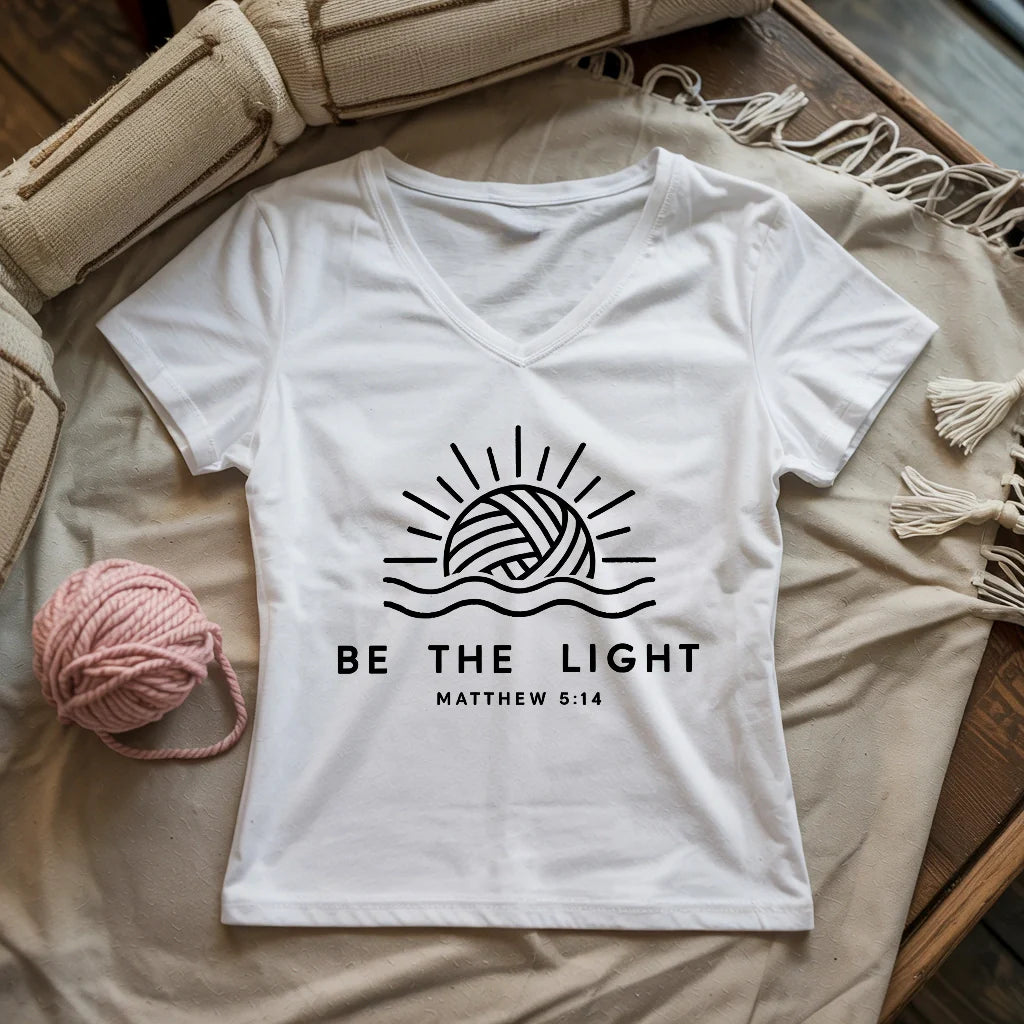 Be The Light Lady V-neck