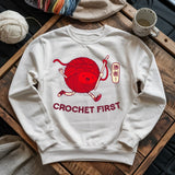 Crochet First Sweatshirt
