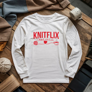 Knitflix And Chill Long Sleeve T-shirt