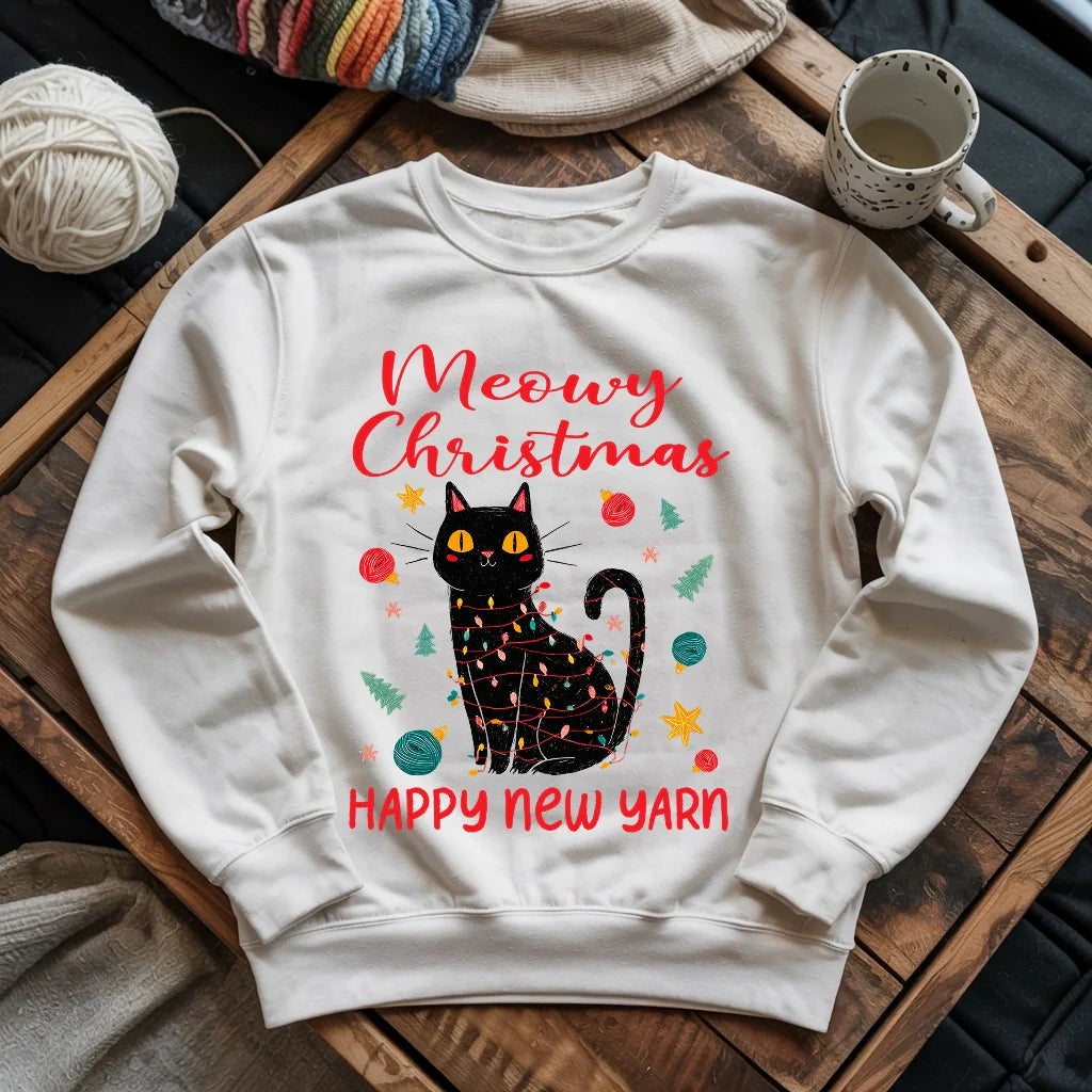 Meowy Christmas Sweatshirt