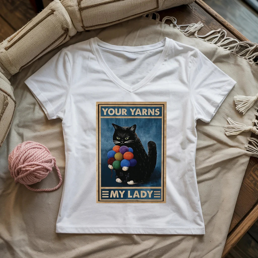 Your Yarn My Lady Lady V-neck